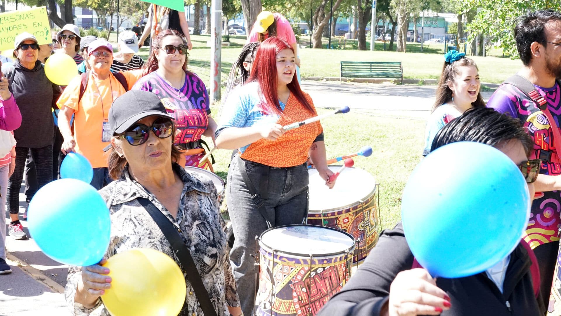 Gran Caminata Mayor hasta Plaza Ñuñoa