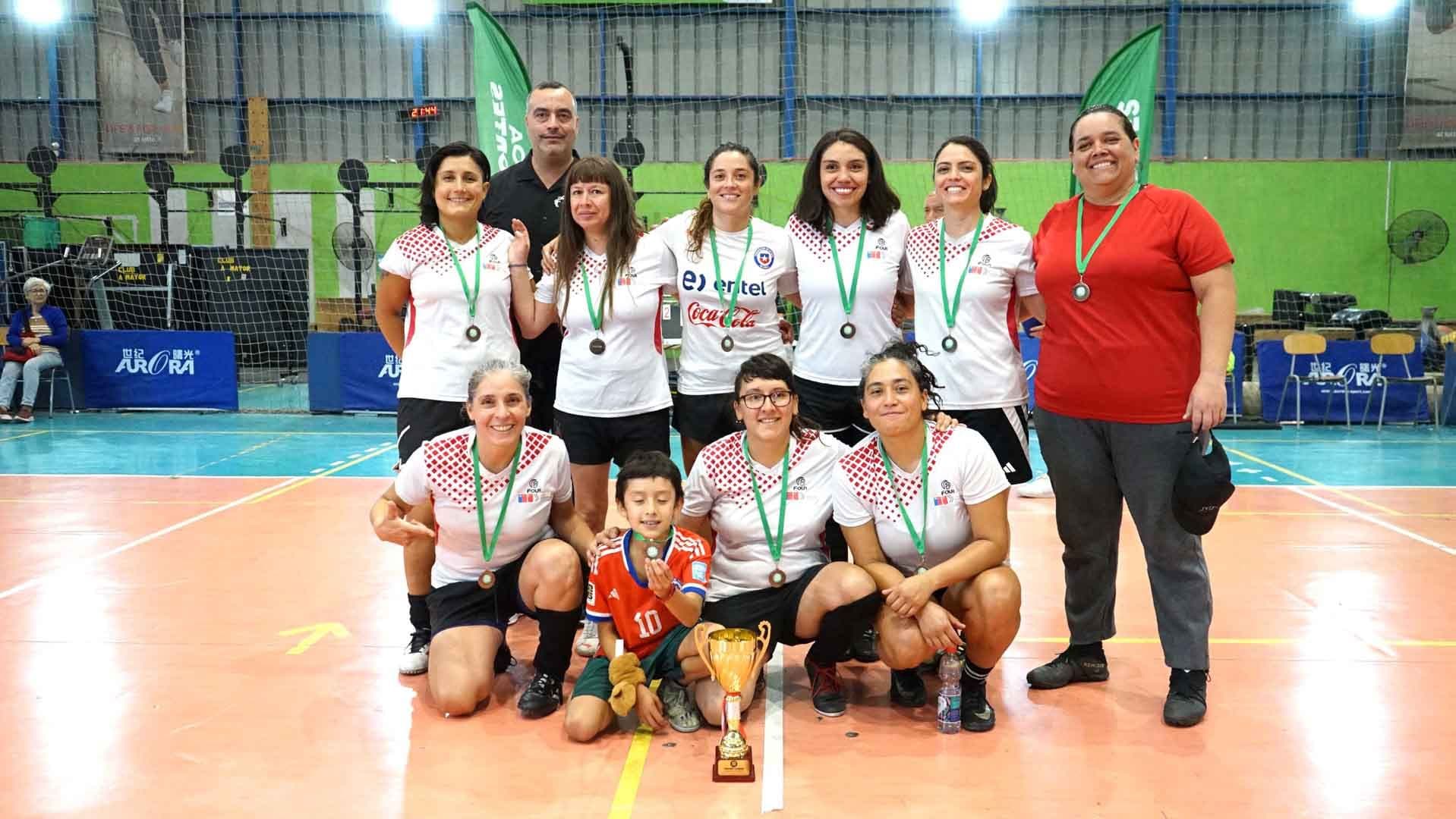 Torneo de Fútbol 5 reunió a las mejores exponentes del balompié de la comuna