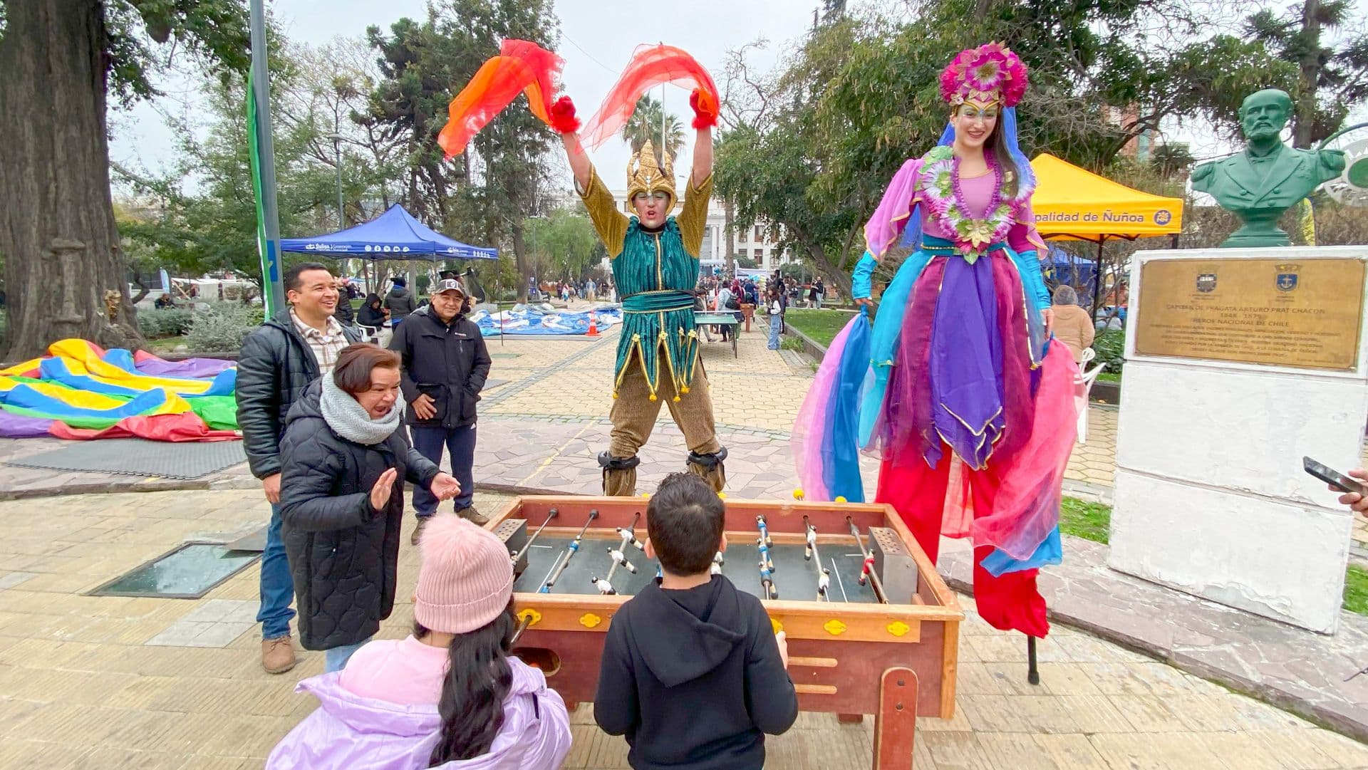 Ñuñoa Deportes colaboró con una Zumba Kids en el Día de la Niñez