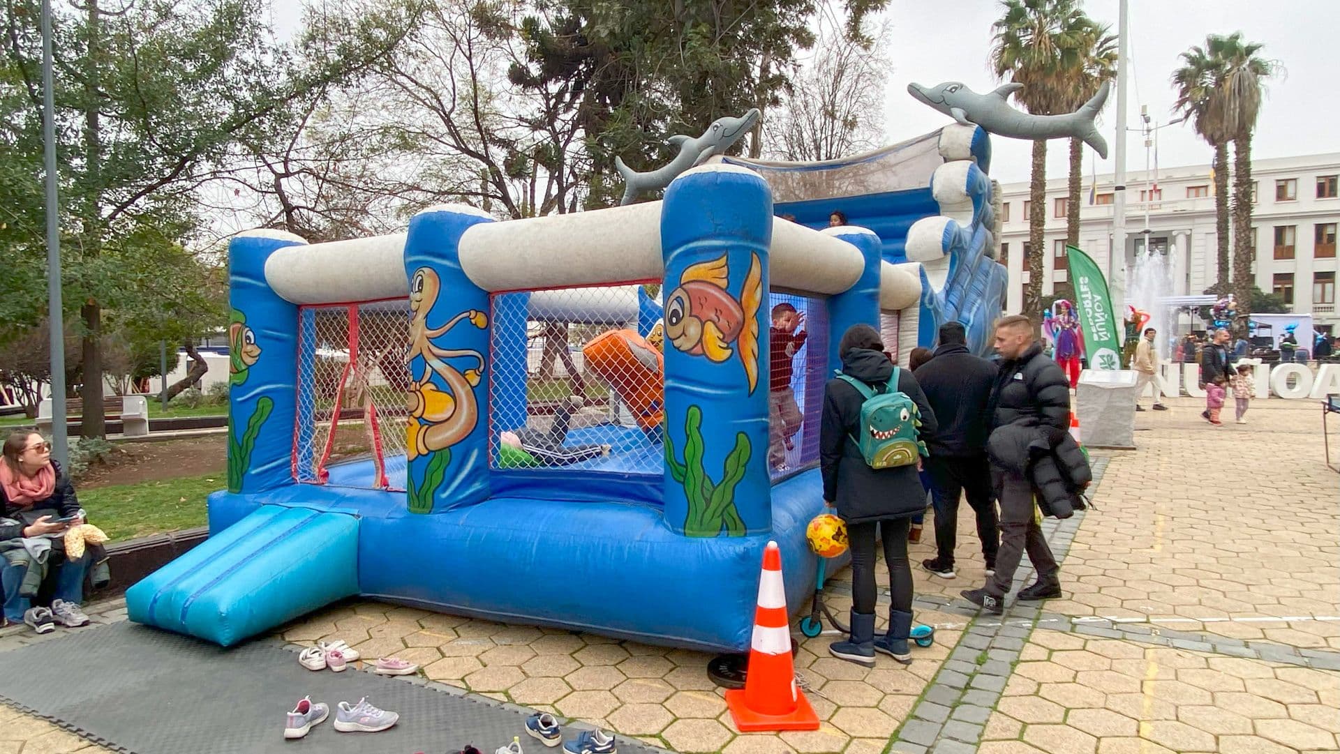 Ñuñoa Deportes colaboró con una Zumba Kids en el Día de la Niñez
