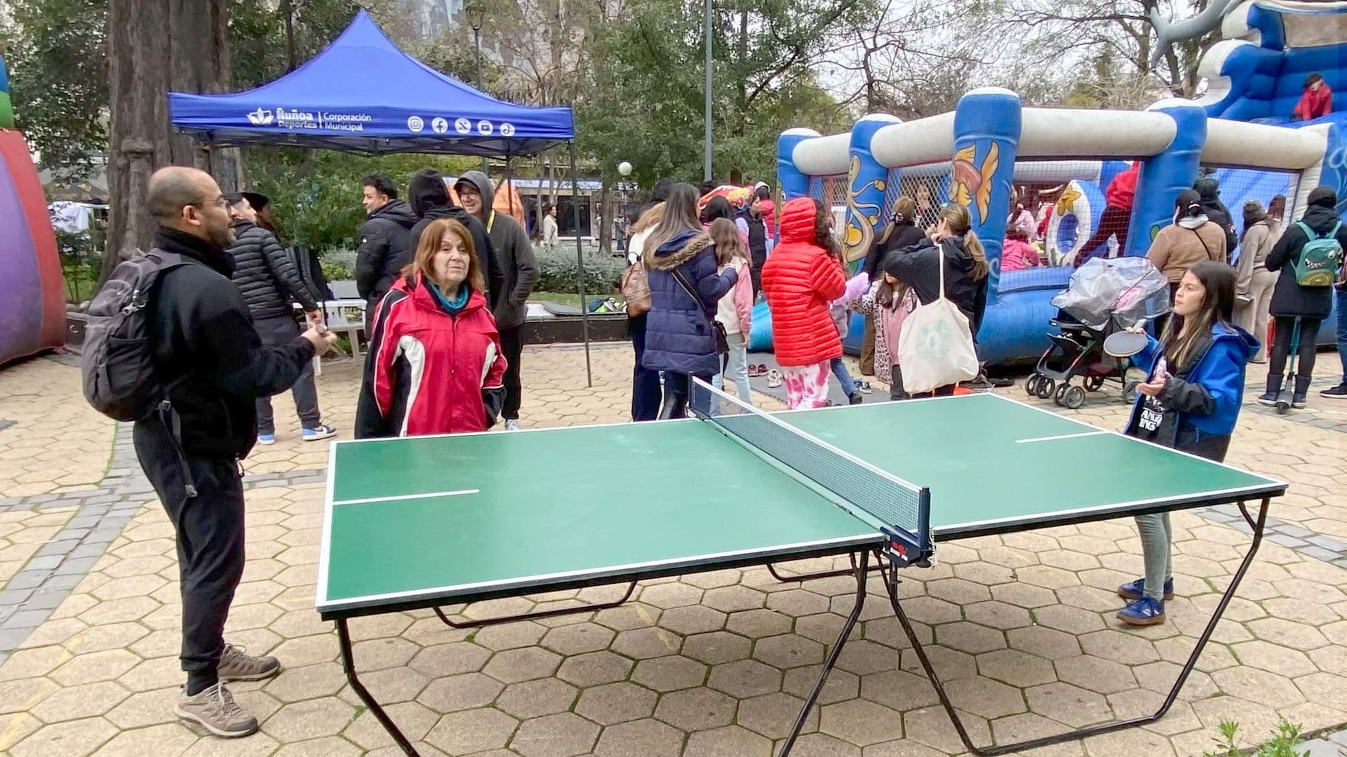 Ñuñoa Deportes colaboró con una Zumba Kids en el Día de la Niñez