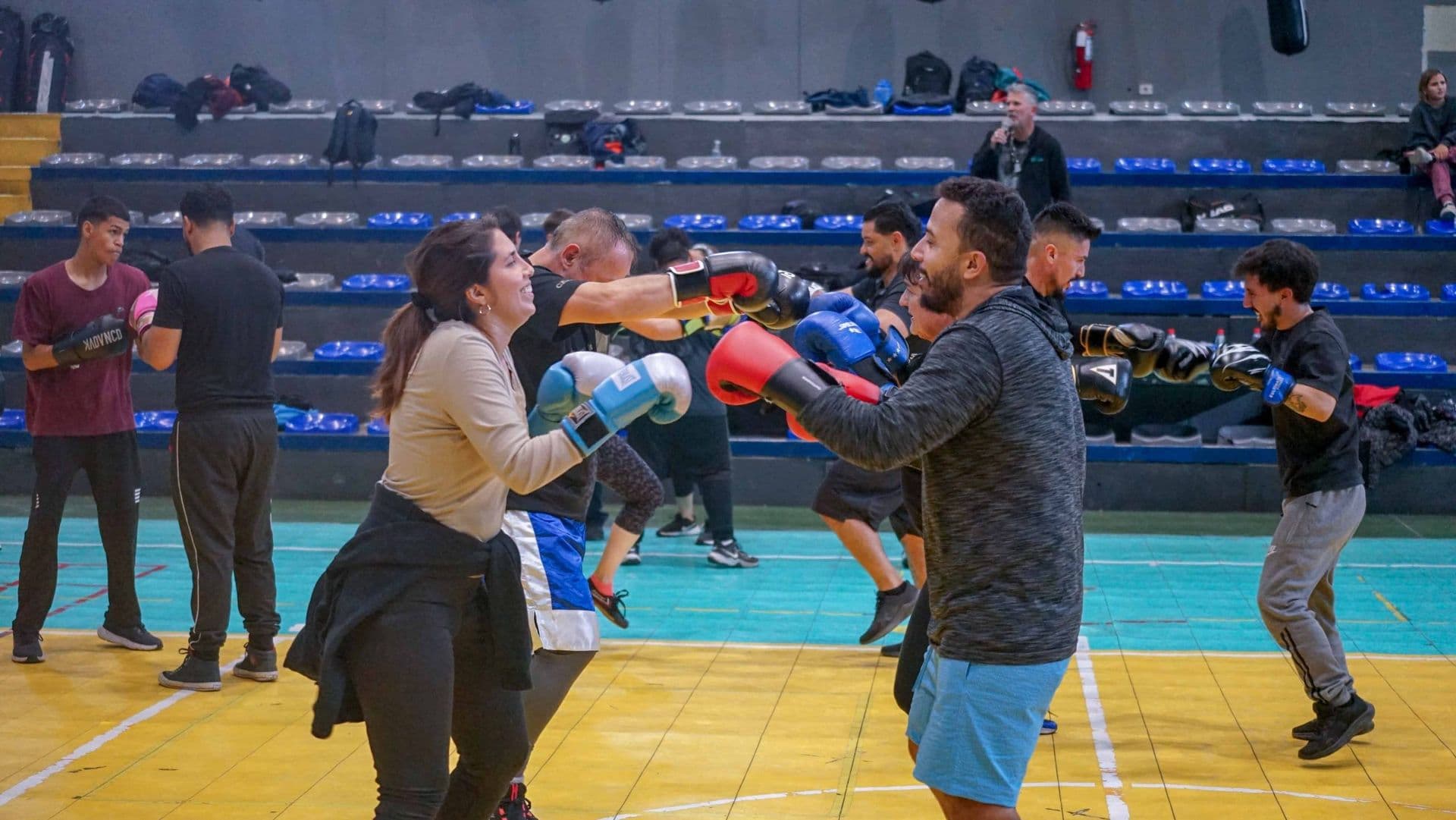El boxeo se tomó el Polideportivo