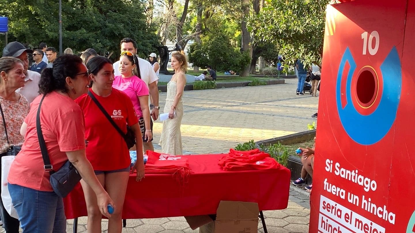 Plaza Ñuñoa se activó al ritmo del spinning