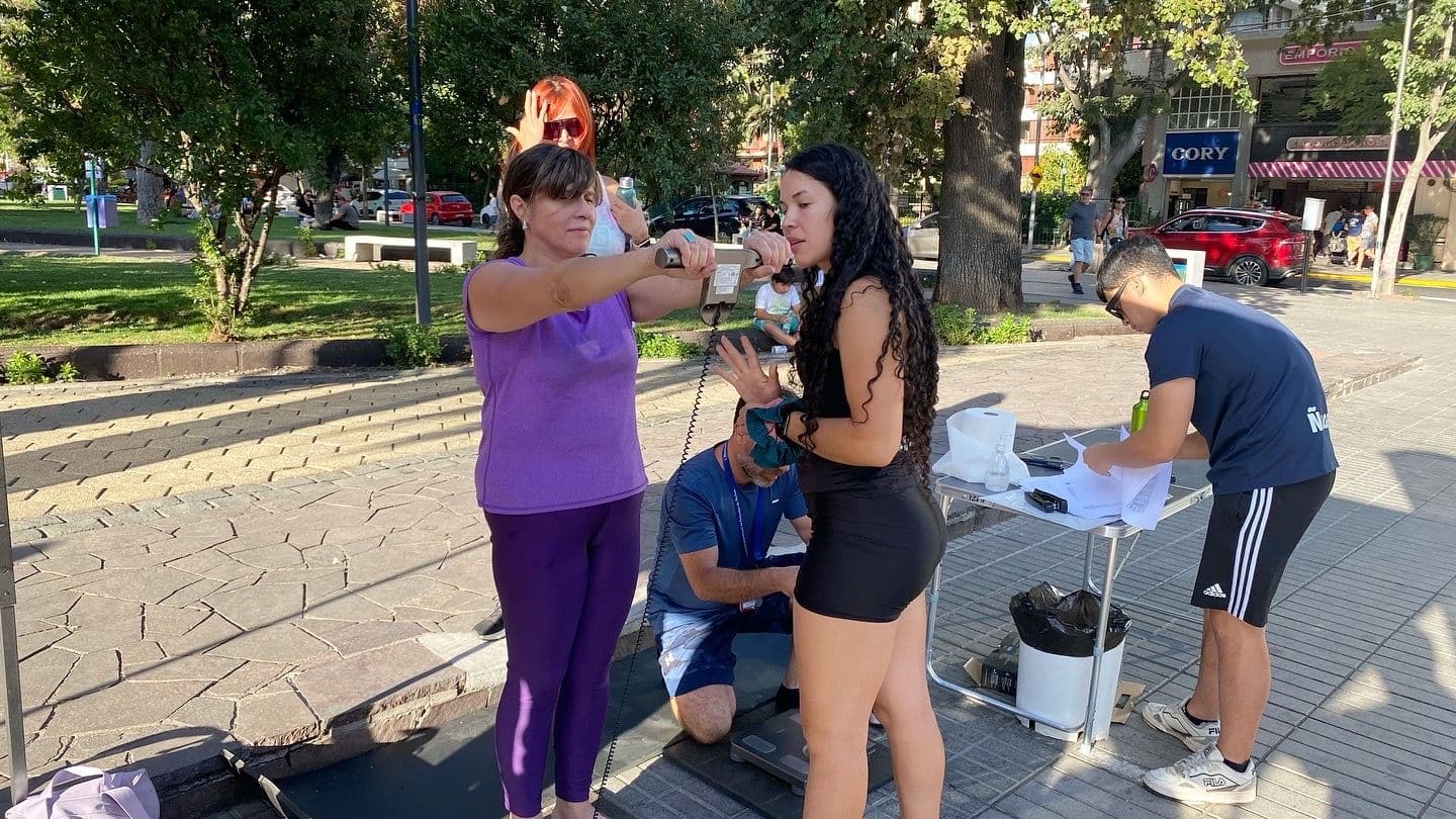 Plaza Ñuñoa se activó al ritmo del spinning