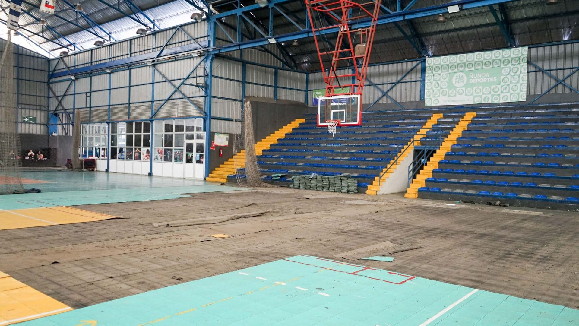 Comenzó la remodelación del Polideportivo de Ñuñoa