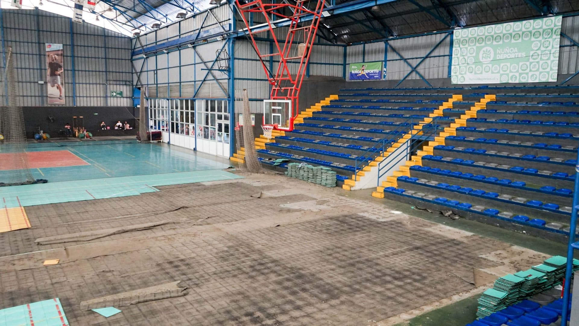 Comenzó la remodelación del Polideportivo de Ñuñoa