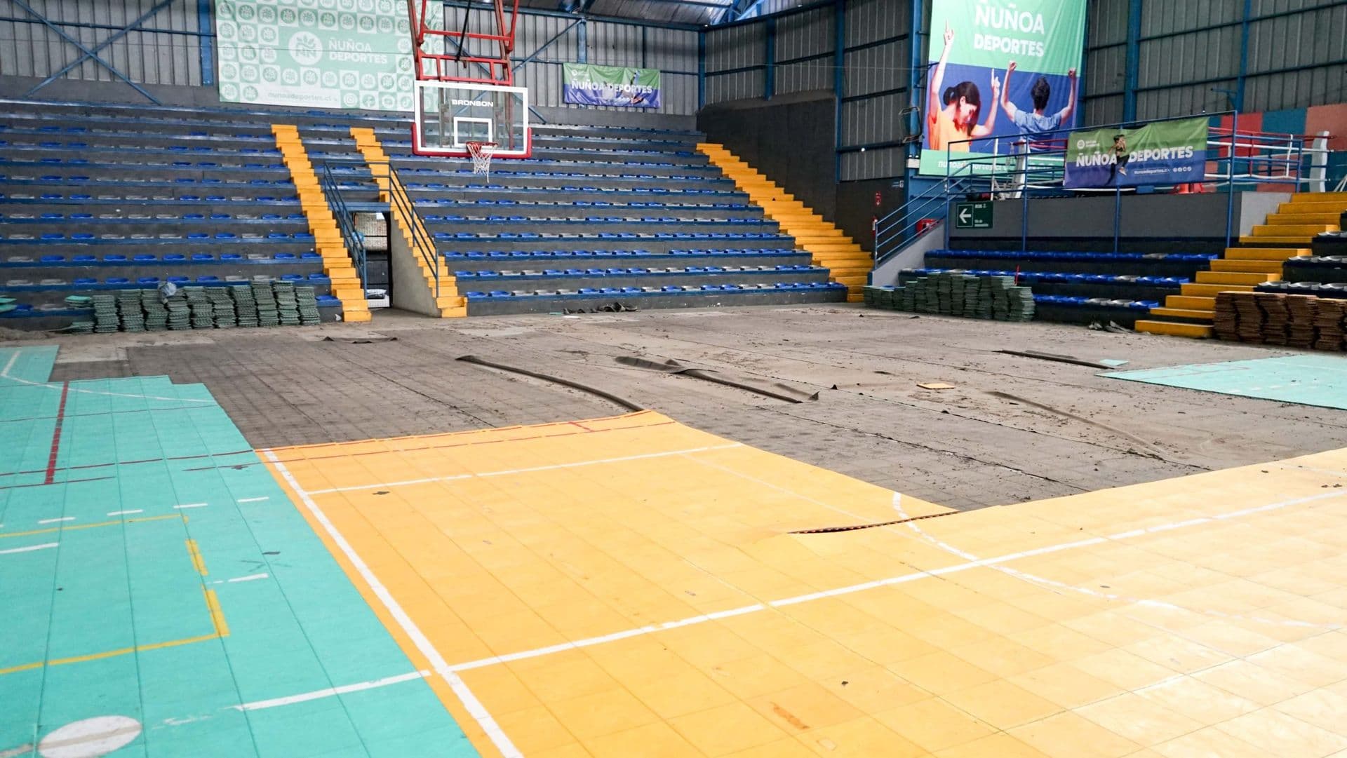Comenzó la remodelación del Polideportivo de Ñuñoa