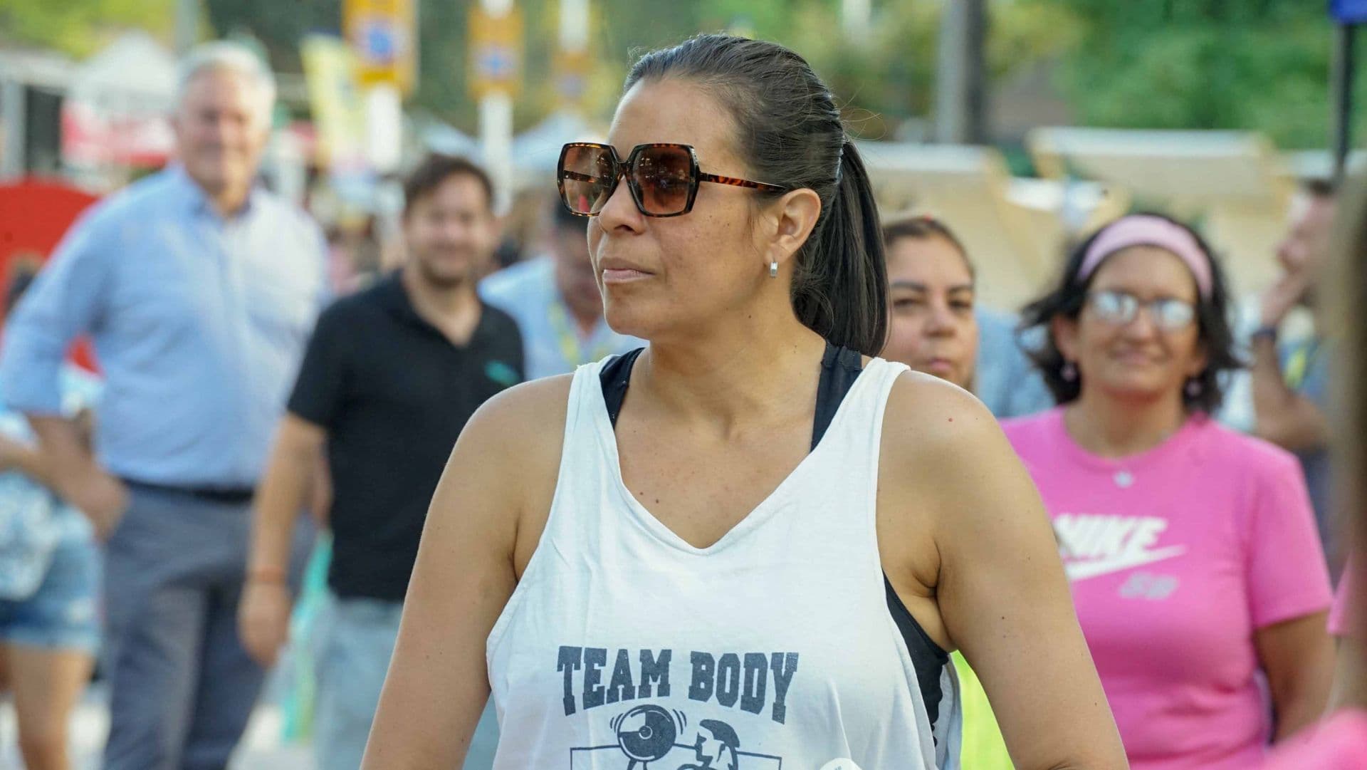 El baile se apoderó de la Plaza Ñuñoa