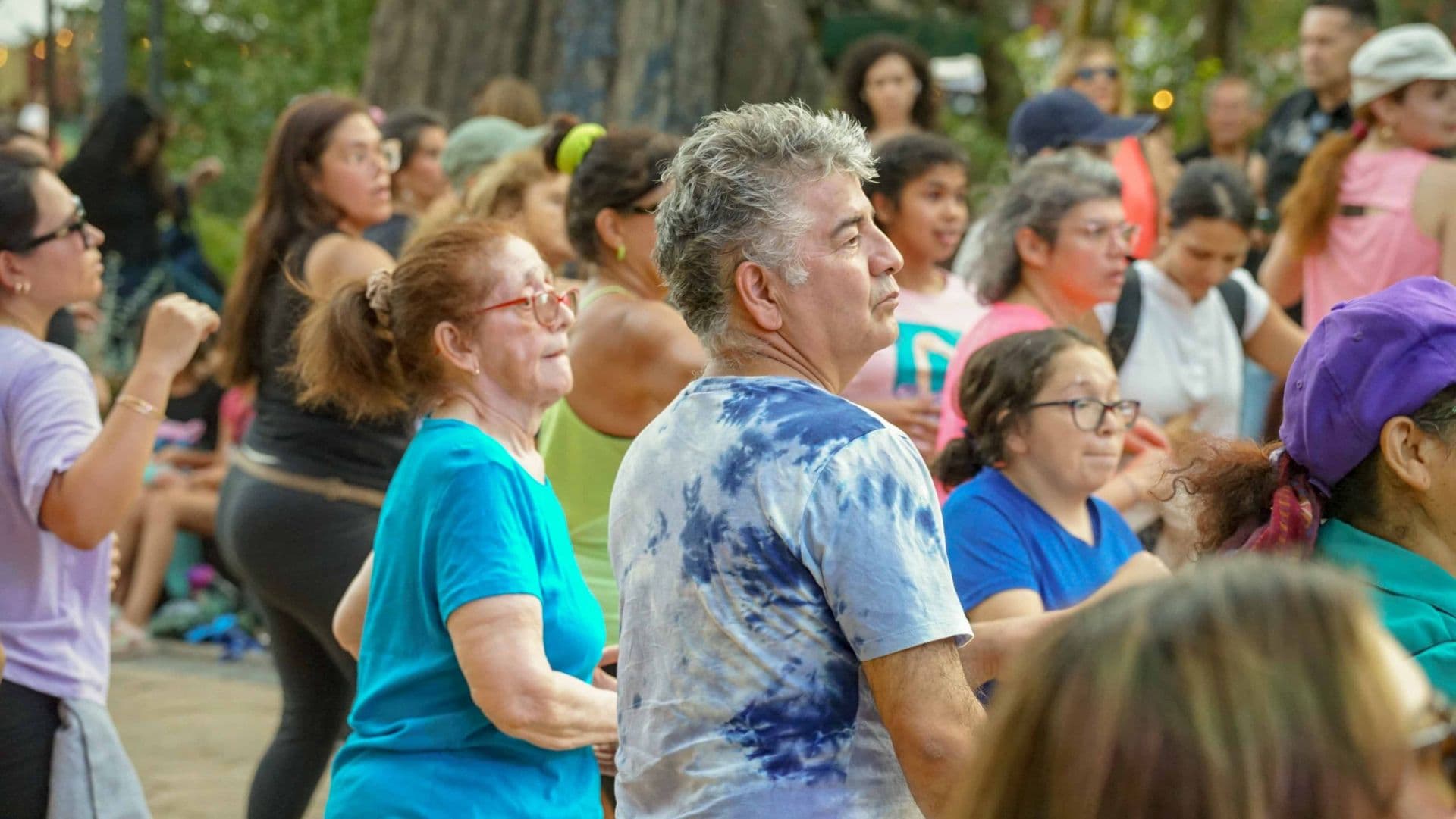 El baile se apoderó de la Plaza Ñuñoa
