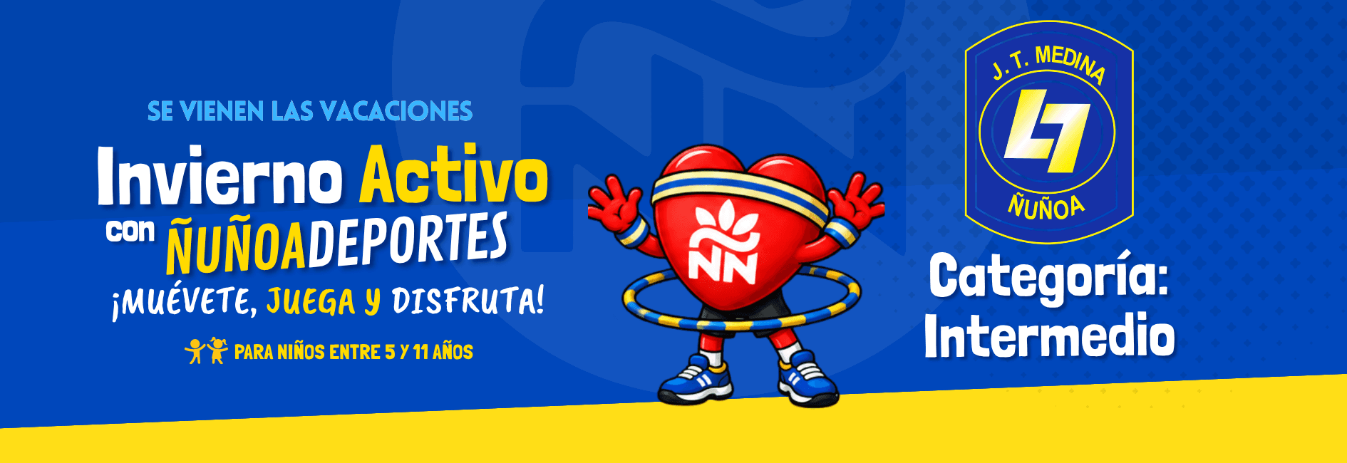 ¡Estas vacaciones de invierno se viven con energía en Ñuñoa Deportes!