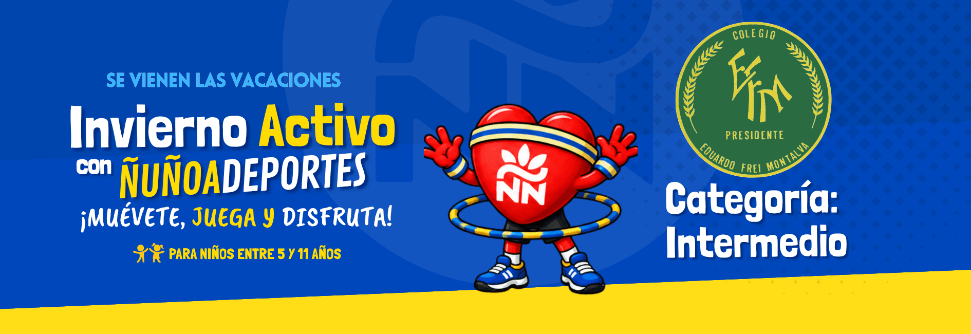 ¡Estas vacaciones de invierno se viven con energía en Ñuñoa Deportes!