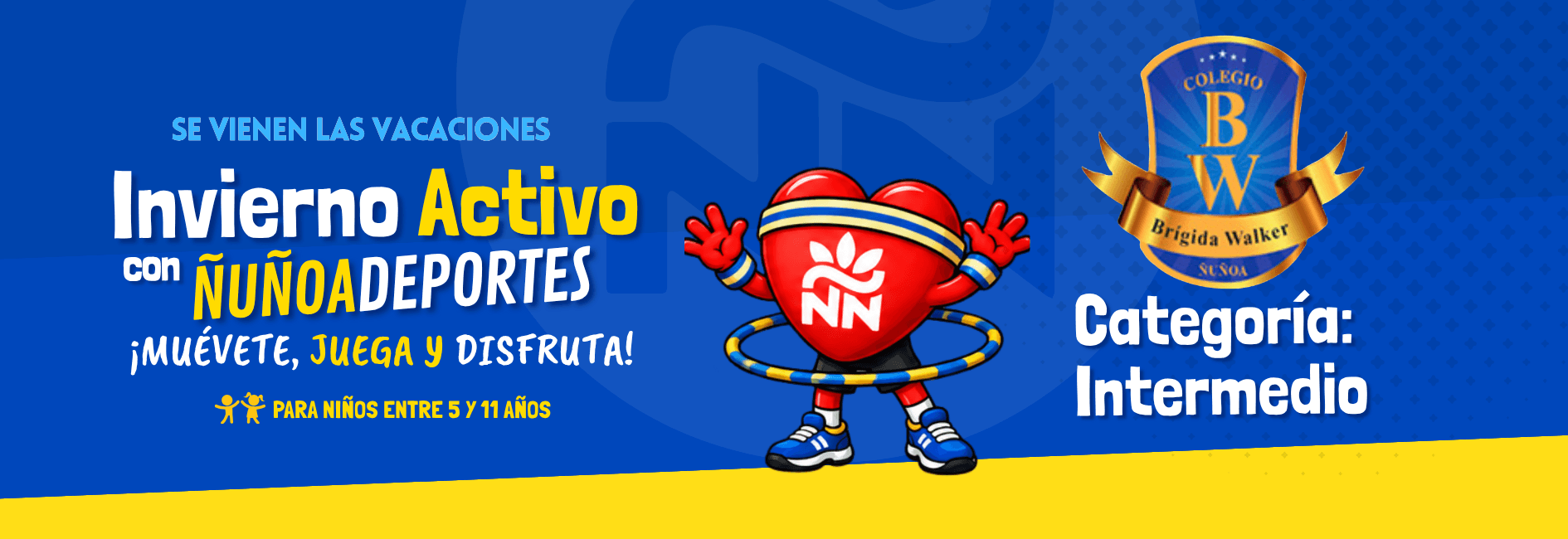 ¡Estas vacaciones de invierno se viven con energía en Ñuñoa Deportes!
