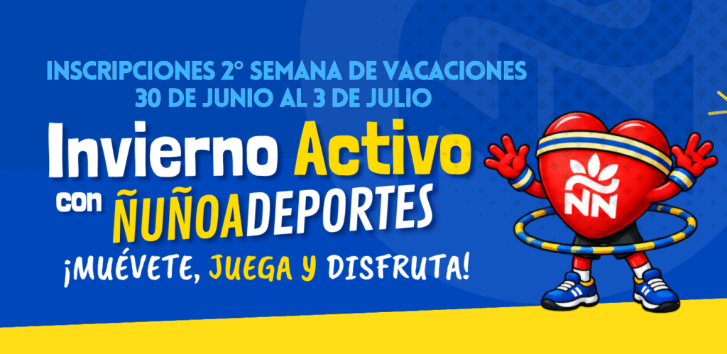 ¡Estas vacaciones de invierno se viven con energía en Ñuñoa Deportes!