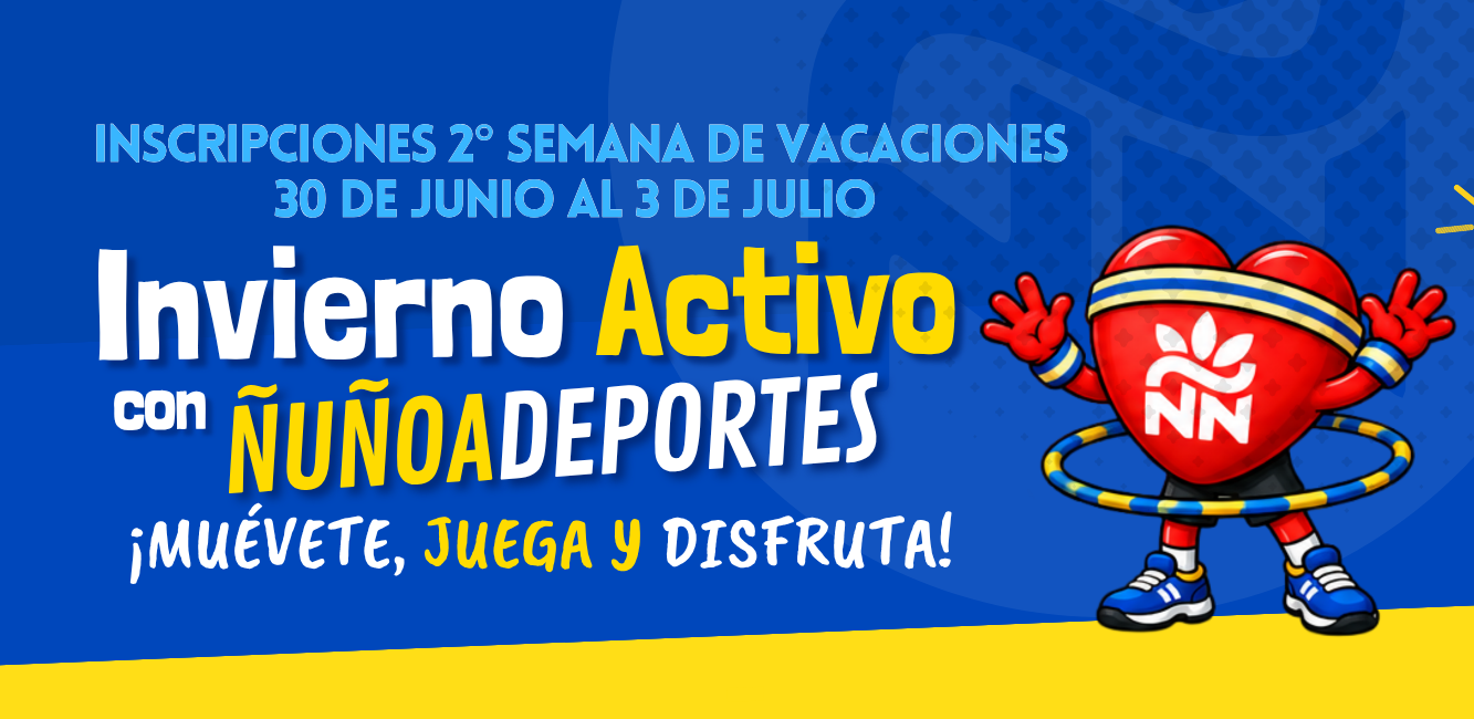 ¡Estas vacaciones de invierno se viven con energía en Ñuñoa Deportes!