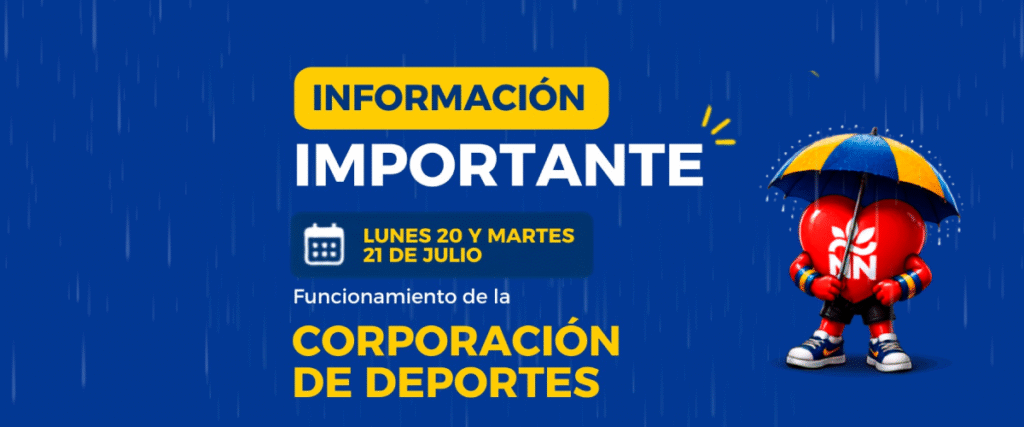 Funcionamiento de la Corporación de Deportes de Ñuñoa los días 20 y 21 de julio
